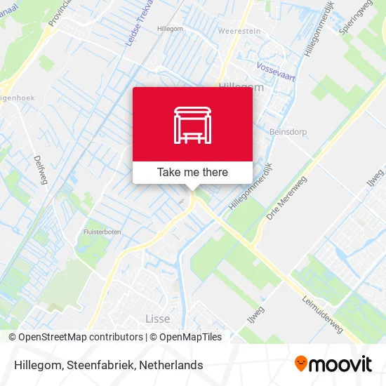 Hillegom, Steenfabriek map