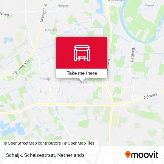 Schaijk, Scheisestraat map