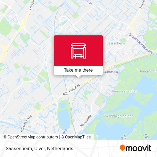 Sassenheim, Uiver map