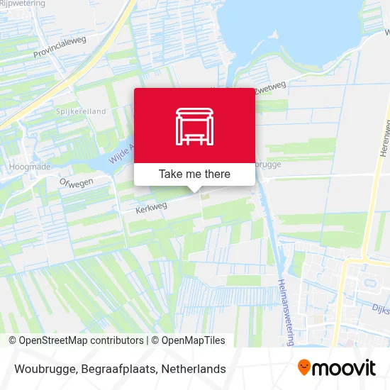 Woubrugge, Begraafplaats map