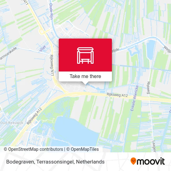 Bodegraven, Terrassonsingel Karte