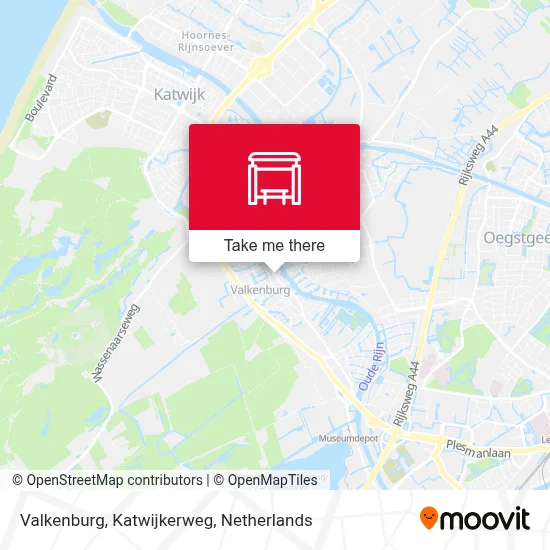 Valkenburg, Katwijkerweg map