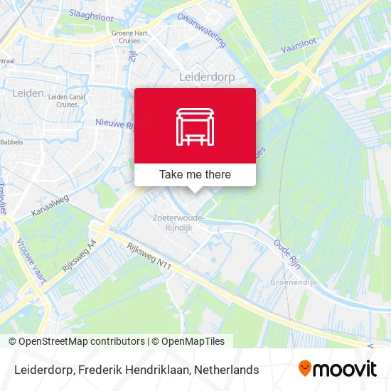 Leiderdorp, Frederik Hendriklaan map