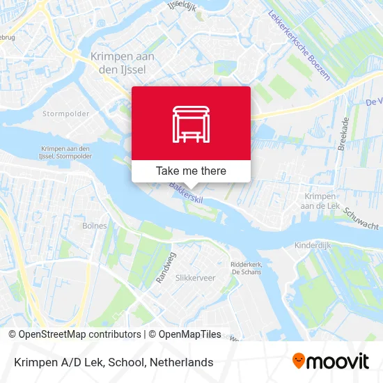 Krimpen A/D Lek, School map