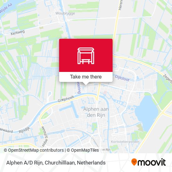 Alphen A/D Rijn, Churchilllaan map