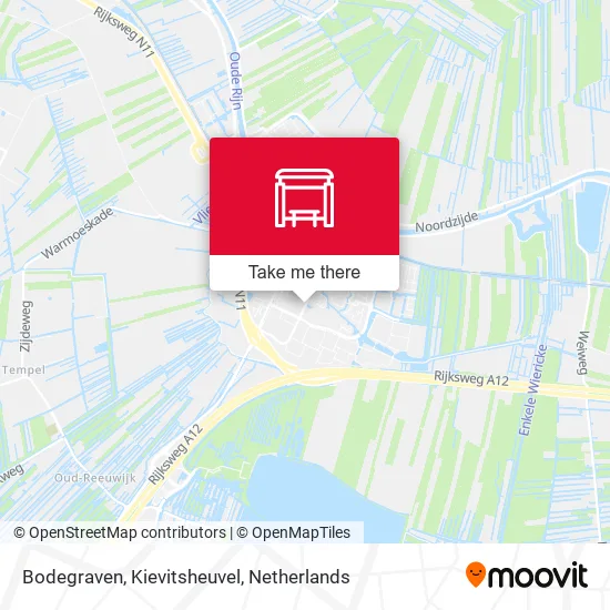 Bodegraven, Kievitsheuvel map