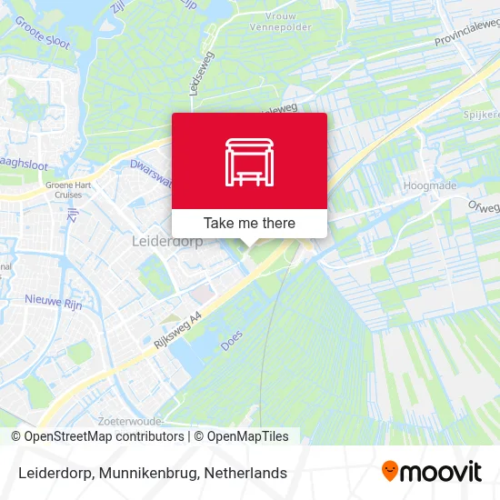 Leiderdorp, Munnikenbrug map