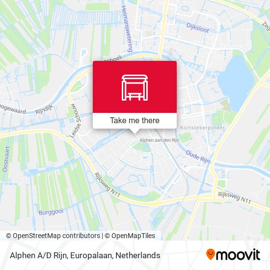 Alphen A/D Rijn, Europalaan map