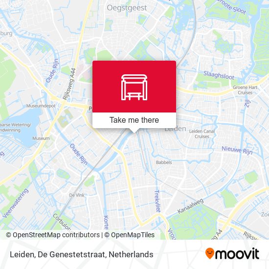 Leiden, De Genestetstraat map