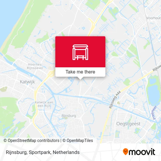 Rijnsburg, Sportpark map