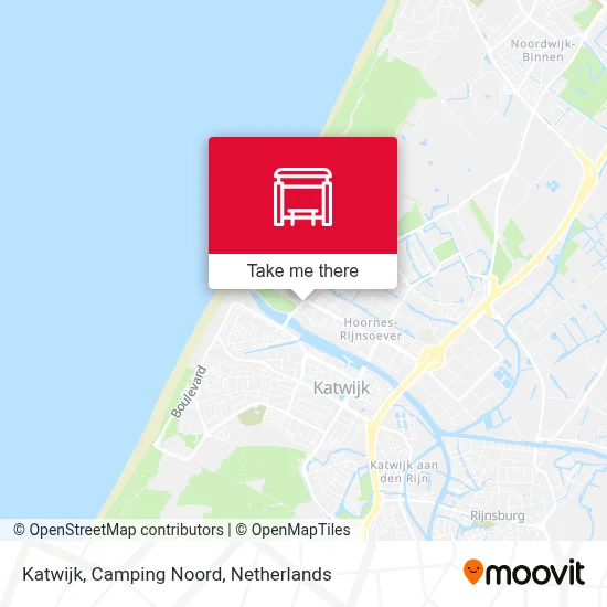 Katwijk, Camping Noord map