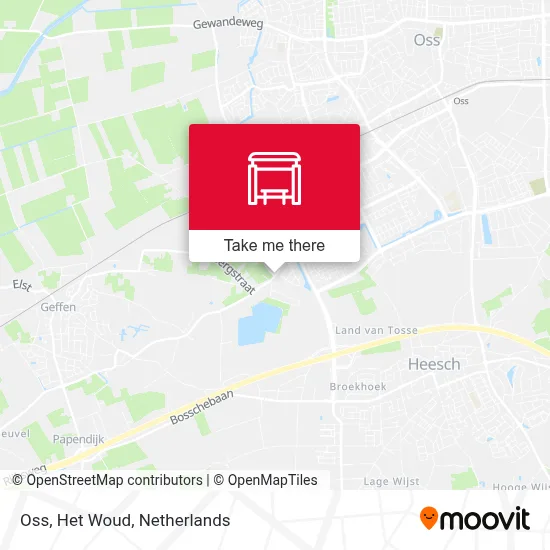 Oss, Het Woud map