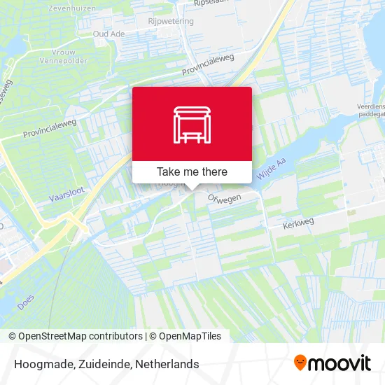 Hoogmade, Zuideinde map