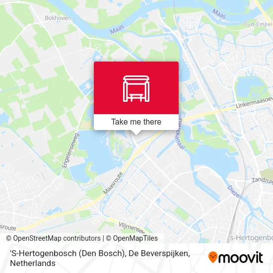 'S-Hertogenbosch (Den Bosch), De Beverspijken map