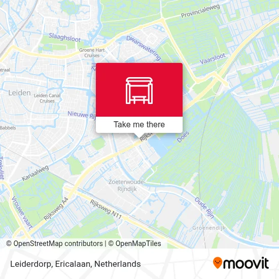 Leiderdorp, Ericalaan map