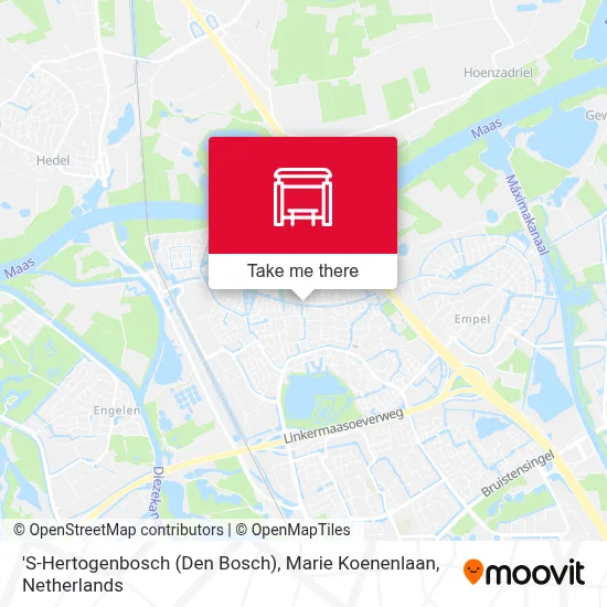 'S-Hertogenbosch (Den Bosch), Marie Koenenlaan map