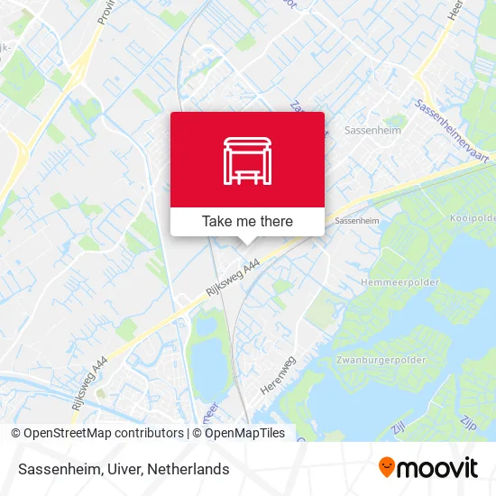 Sassenheim, Uiver map