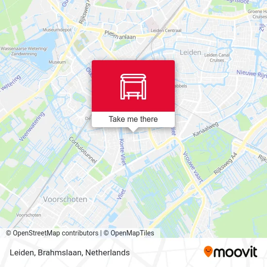 Leiden, Brahmslaan map