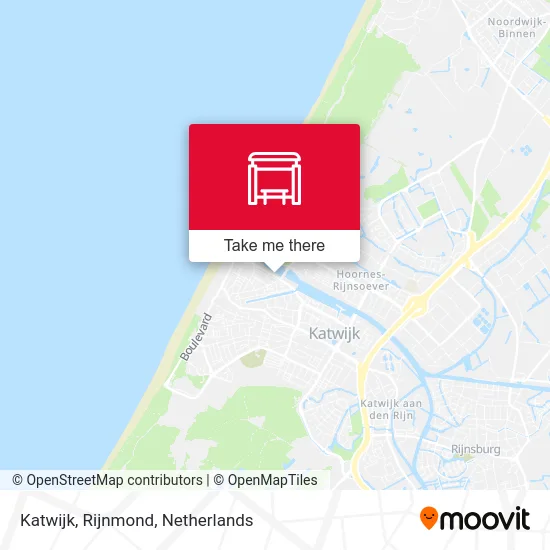 Katwijk, Rijnmond map