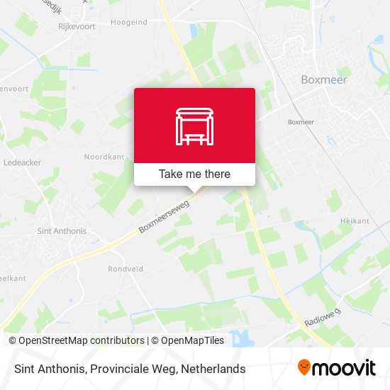 Sint Anthonis, Provinciale Weg map