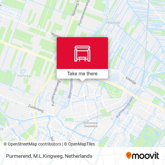 Purmerend, M.L.Kingweg map