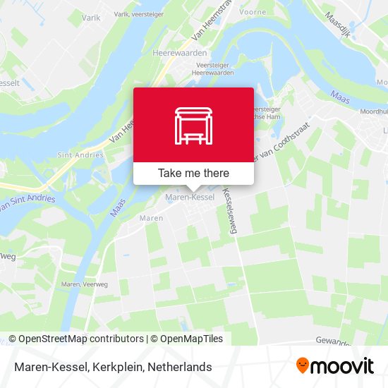 Maren-Kessel, Kerkplein map