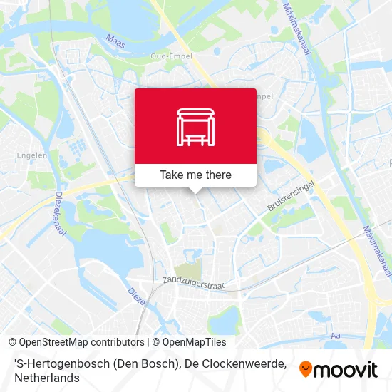'S-Hertogenbosch (Den Bosch), De Clockenweerde map