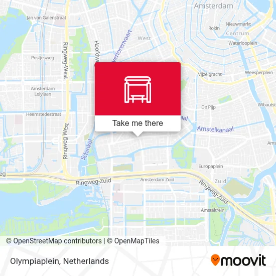 Olympiaplein map