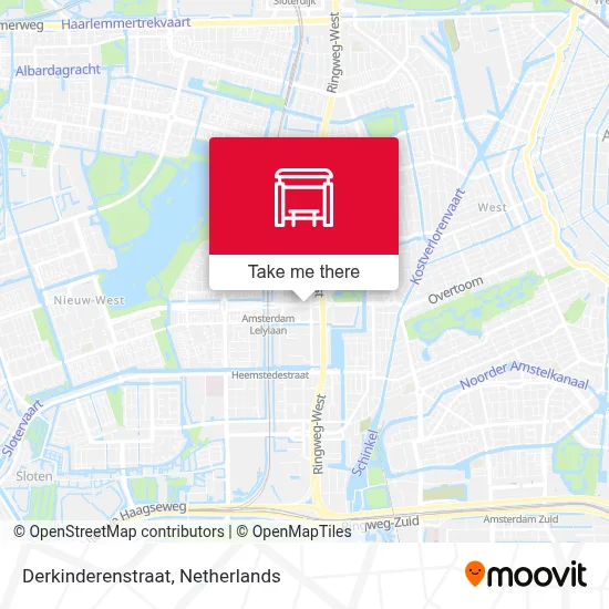 Derkinderenstraat Karte