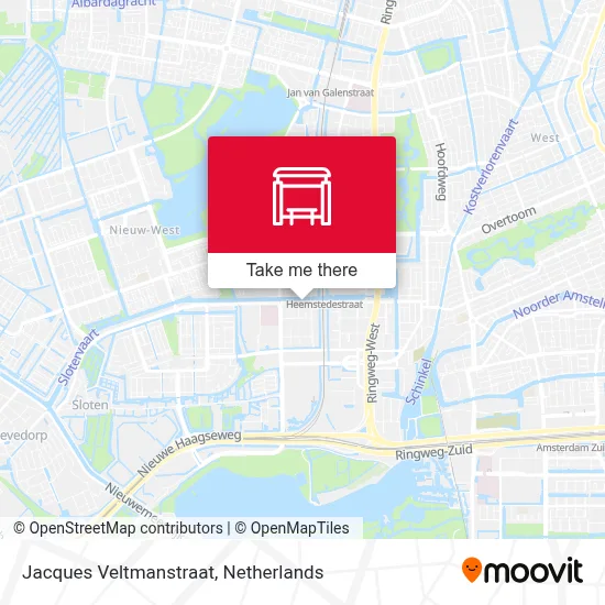 Jacques Veltmanstraat Karte