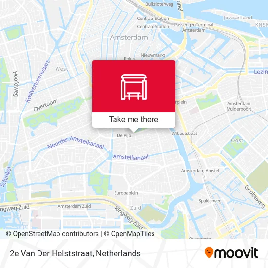 2e Van Der Helststraat Karte