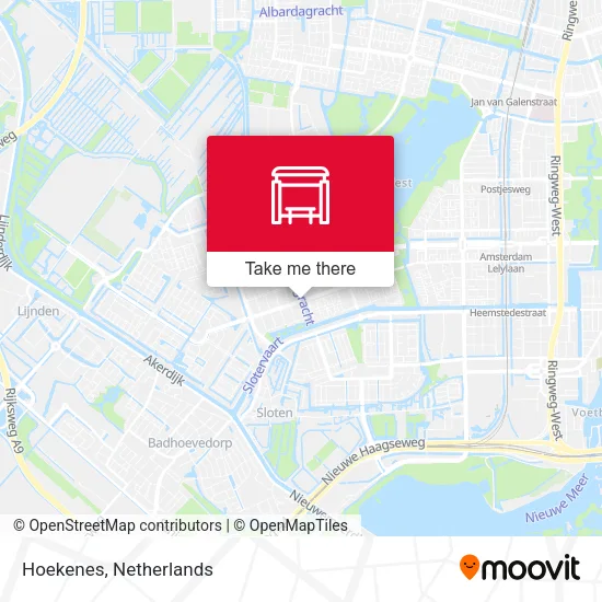 Hoekenes map