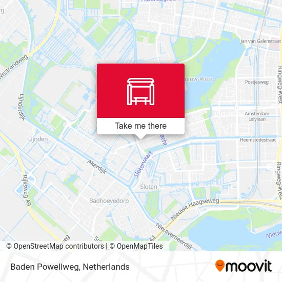 Baden Powellweg Karte