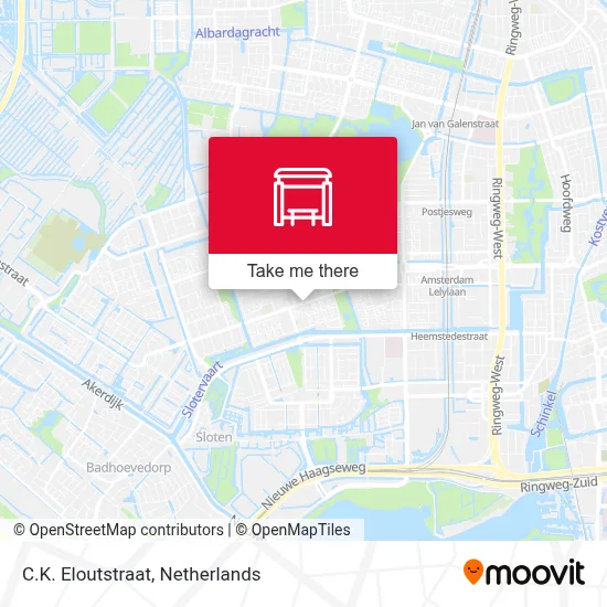 C.K. Eloutstraat map