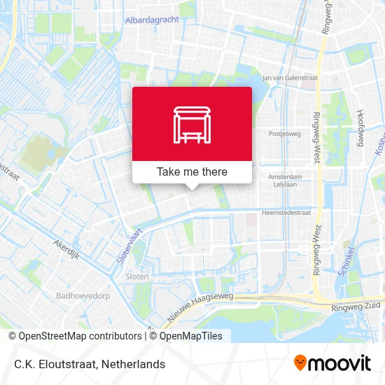 C.K. Eloutstraat map