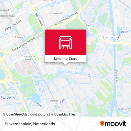 Staverdenplein Karte