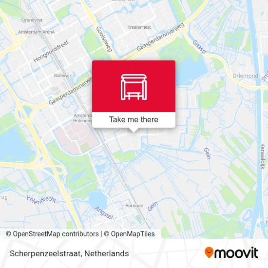 Scherpenzeelstraat Karte