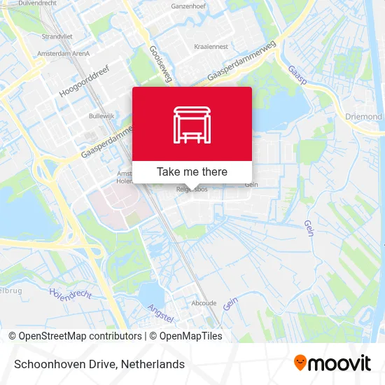 Schoonhovendreef Karte