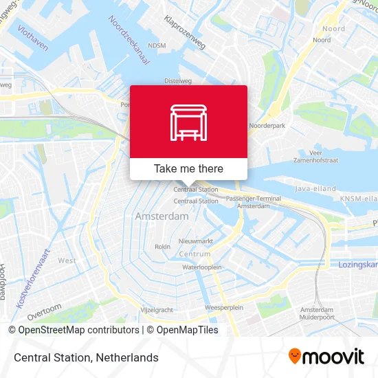 Centraal Station map