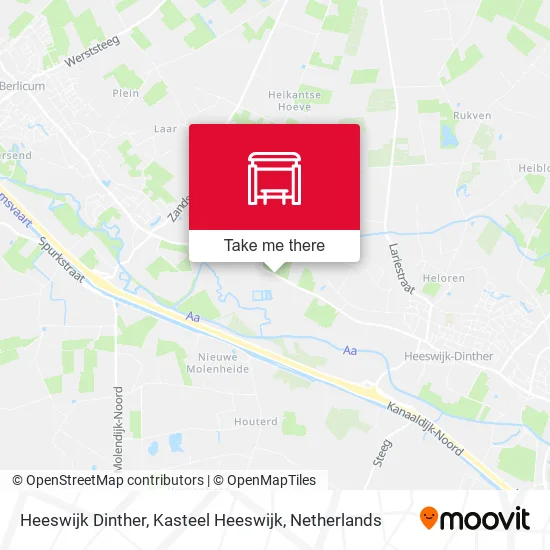 Heeswijk Dinther, Kasteel Heeswijk map