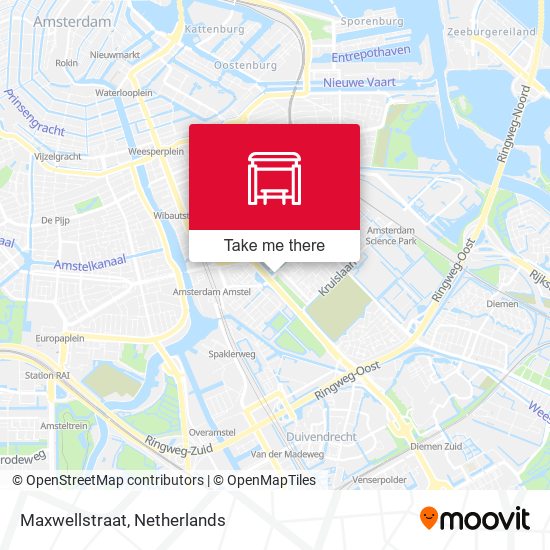 Maxwellstraat map