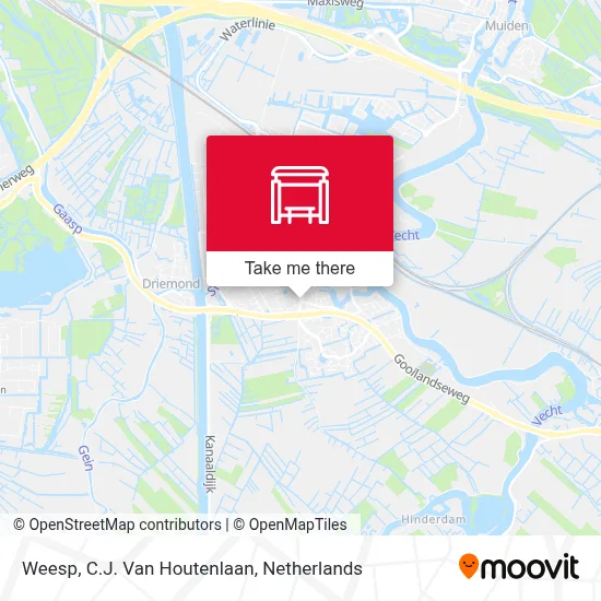 Weesp, C.J. Van Houtenlaan map