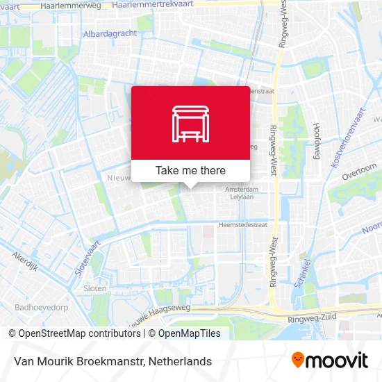 Van Mourik Broekmanstr map