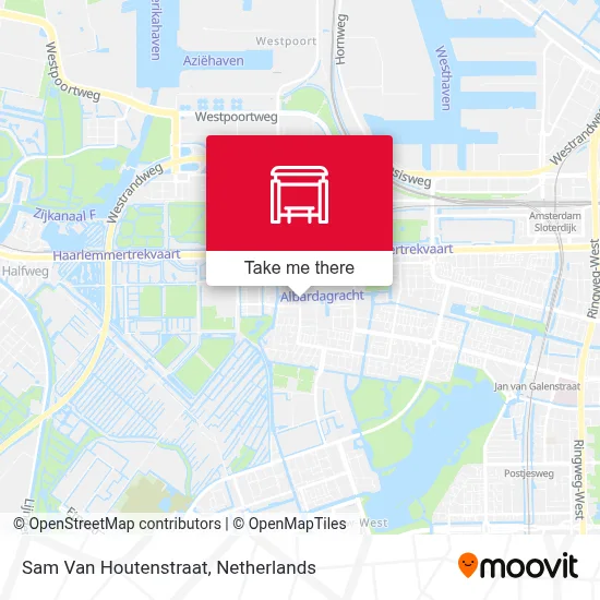 Sam Van Houtenstraat map