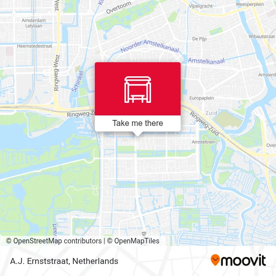 A.J. Ernststraat map