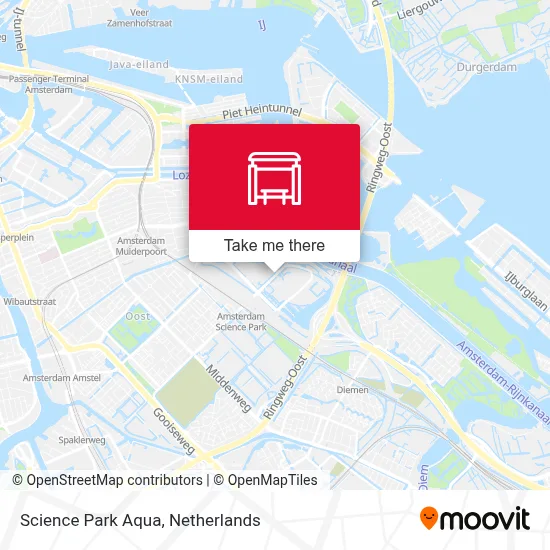 Science Park Aqua map