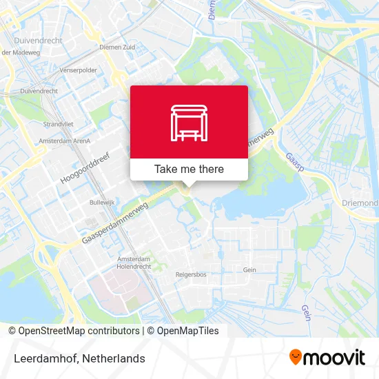 Leerdamhof map