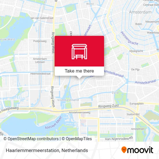 Haarlemmermeerstation map