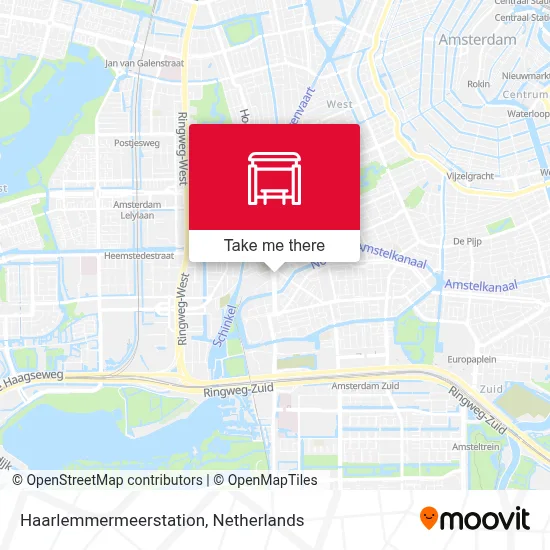 Haarlemmermeerstation map