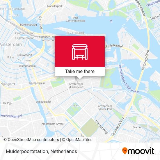 Muiderpoortstation Karte